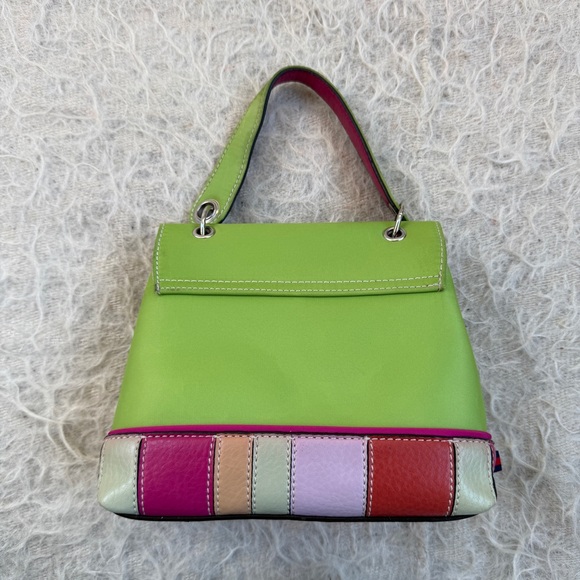 Tommy Hilfiger Y2K Lime & Bubblegum Mini Top Handle Bag - Picture 5 of 6